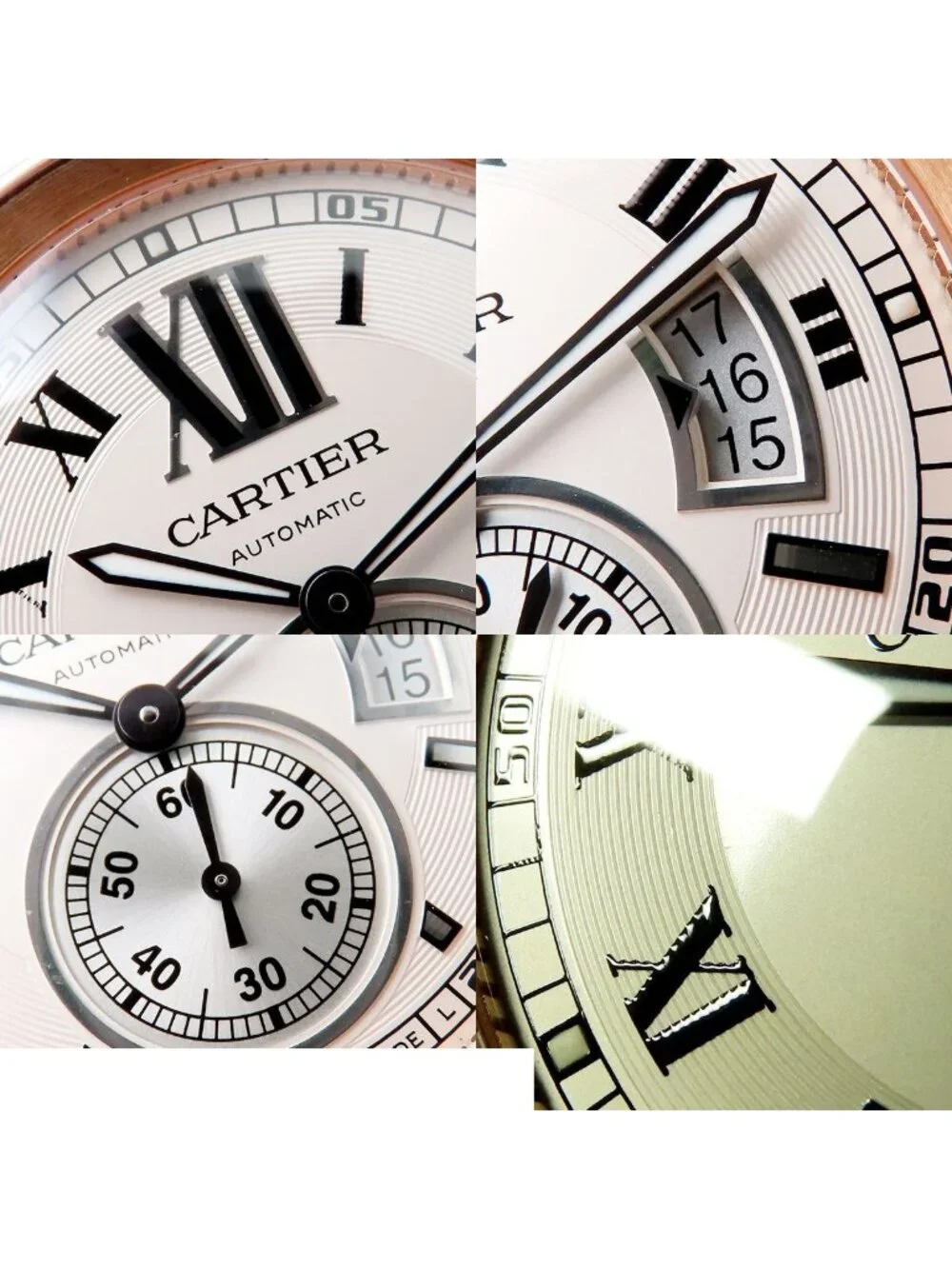 Cartier Calibre de Cartier LM Silver SS PG de Watch Automatic
